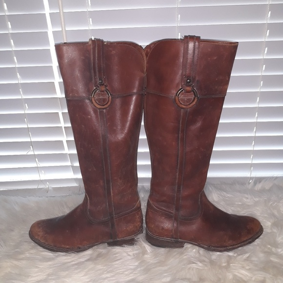Frye brown leather boots - Picture 2 of 5